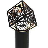 Светильник садово-парковый SCULPTURE-CUBE Комлед 220В Е14 IP54 215х215х800мм картинка 